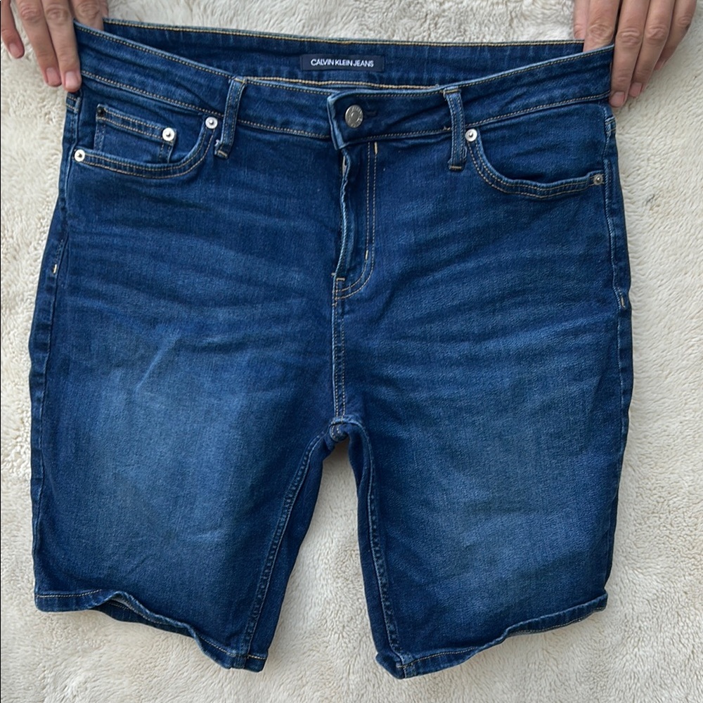 Calvin Klein Blue Denim Shorts